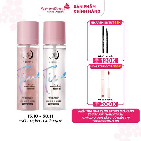Artmiss Xịt khóa trang điểm Lasting Makeup Setting Spray 110ml
