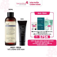COMBO 03.11 - 02.12 Dear, Klairs nước hoa hồng Supple Preparation 180mL + Dear, Klairs Kem dưỡng Midnight Blue Calming Cream 60g