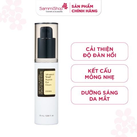 COSRX Kem dưỡng mắt Advanced Snail Peptide Eye Cream 25mL