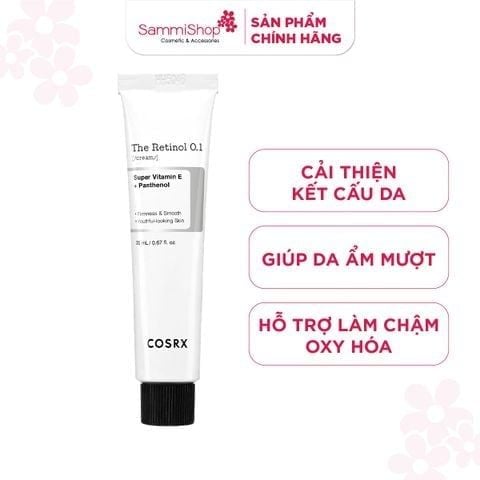 APP+WEB 01.06 - 30.06 COSRX Kem dưỡng The retinol 0.1 cream 20ml