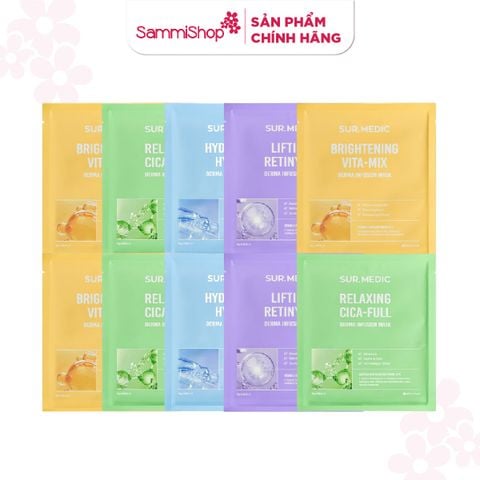 APP+WEB 04.05-31.05 Combo 10 Sur.Medic+ Mặt nạ Derma Infusion