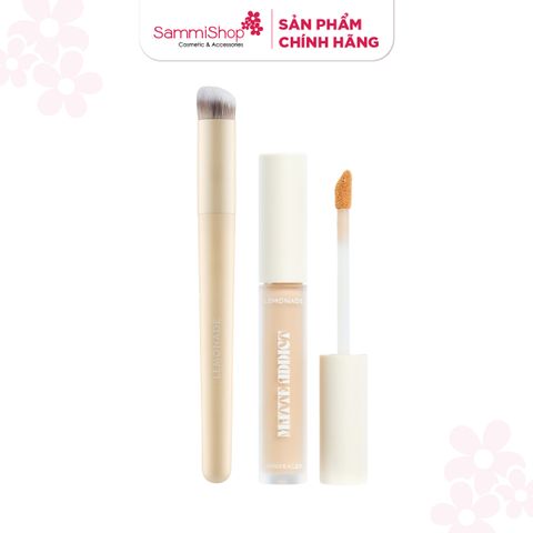 COMBO 03.11 - 02.12 Lemonade Che khuyết điểm Matte Addict Concealer 3g BẤT KỲ +  Lemonade Cọ che khuyết điểm Concealer Brush