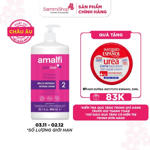 Amalfi Dầu gội Intense Shine Shampoo 900ml