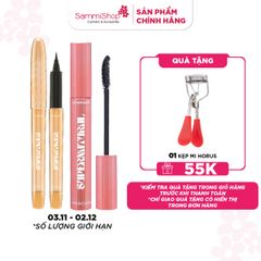 COMBO 03.11 - 02.12 Lemonade Chuốt mi Supernatural Mascara - Black + Lemonade Kẻ mắt nước SuperTiger - Tigereyes Liner - Brown (IP03) ver 2