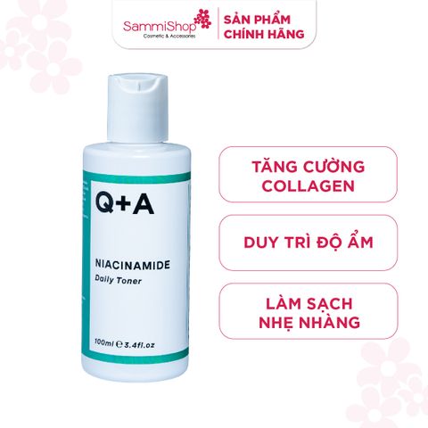 Q+A Nước hoa hồng Niacinamide Daily Toner 100ml