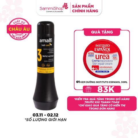 Amalfi Dầu xả Triple Action Conditioner 1000ml