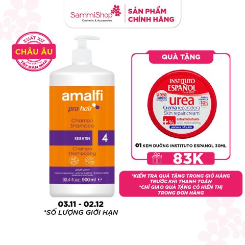 Amalfi Dầu gội Keratin Shampoo 900ml