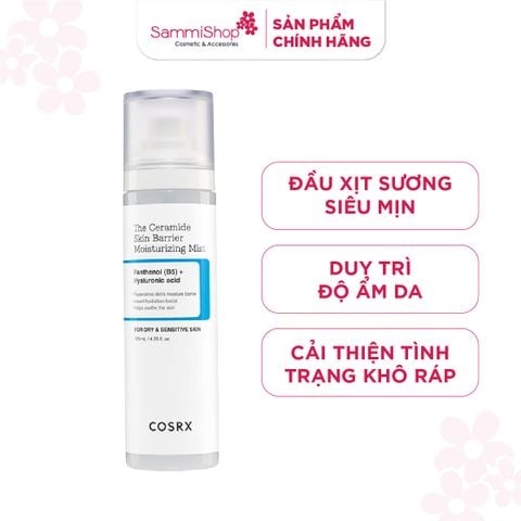 COSRX Xịt dưỡng ẩm The Ceramide Skin Barrier Moisturizing Mist 120ml
