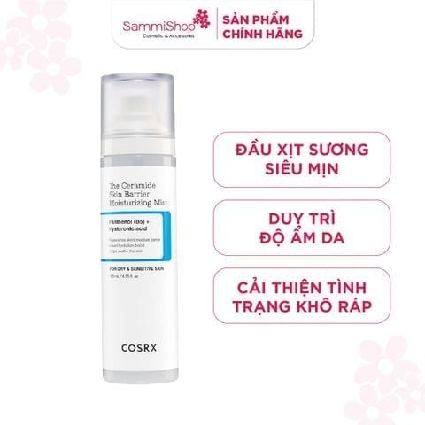 M1T1 15.05 - 31.05 COSRX Xịt dưỡng ẩm The Ceramide Skin Barrier Moisturizing Mist 120ml