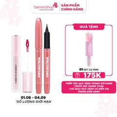 COMBO 01.08 - 04.09 Lemonade Son bất kỳ + Lemonade Kẻ mắt Supernatural Eyeliner - Black