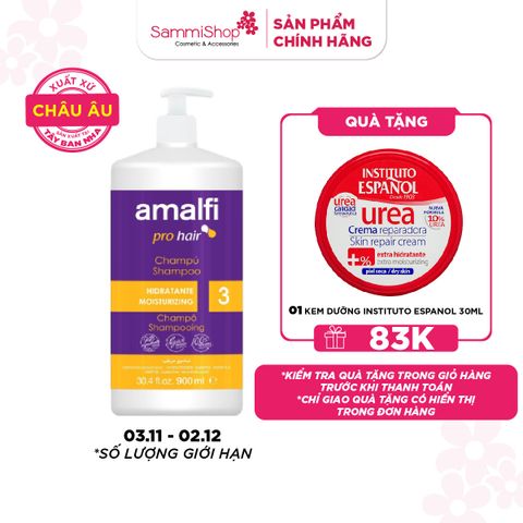 Amalfi Dầu gội Moisturizing Shampoo 900ml