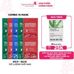 COMBO 03.11 - 02.12 Combo 10 mask Some By Mi Mặt nạ giấy GNY 38,291đ BẤT KỲ