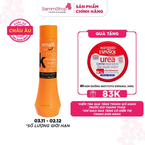 Amalfi Dầu xả Anti-frizz Conditioner with Keratin 1000ml
