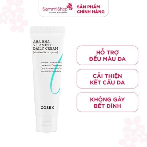 COSRX Kem dưỡng Refresh AHA BHA Vitamin C Daily Cream 50ml