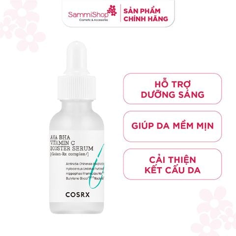 COSRX Tinh chất Refresh AHA BHA Vitamin C Booster Serum 30ml