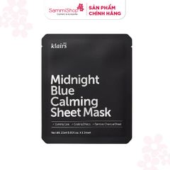 [HÀNG TẶNG KHÔNG BÁN] QT Dear, Klairs mặt nạ giấy Midnight Blue Calming Sheet Mask 25ml
