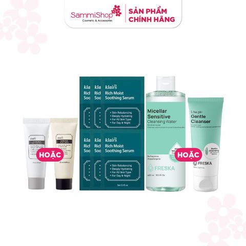 [HÀNG TẶNG KHÔNG BÁN] 1 QT Freska Sữa rửa mặt Low pH Gentle Cleanser 150ml HOẶC 1 QT Freska Nước tẩy trang Micellar Sensitive Cleansing Water 400ml --- Không áp dụng cùng QT 11.11 và Black friday