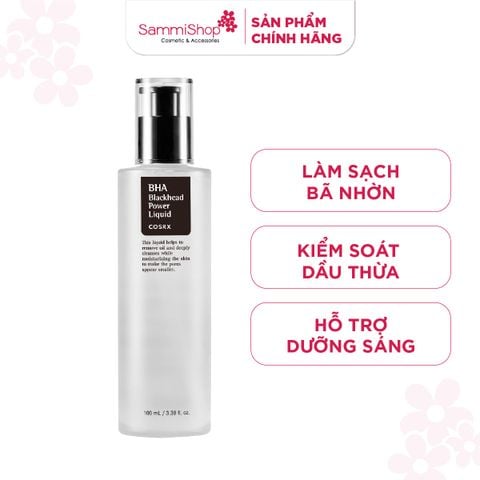 COSRX Tẩy da chết BHA Blackhead Power Liquid 100ml