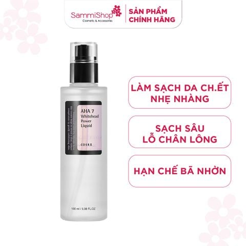 COSRX Tẩy da chết AHA 7 Whitehead Power Liquid 100ml