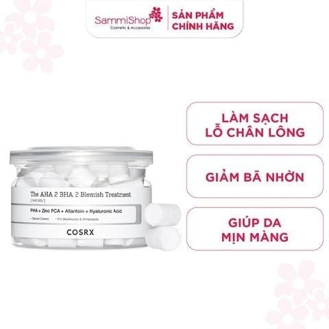 M1T1 15.05 - 31.05 COSRX Tinh chất The AHA 2 BHA 2 Blemish Treatment Serum 50g
