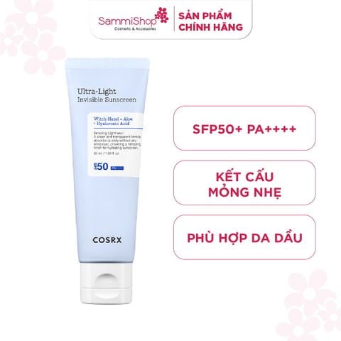 COSRX Kem chống nắng ULTRA-LIGHT INVISIBLE SUNSCREEN 50ml