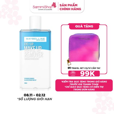 Maybelline Makeup Remover Lip & Eye 150ml - mới