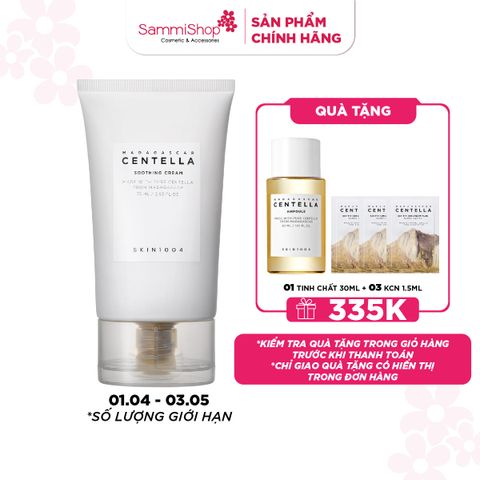 APP-WEB 01.04 - 03.05 Skin1004 Kem dưỡng Madagascar Centella Soothing Cream 75ml