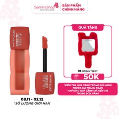 Maybelline Son kem Superstay Teddy Tint