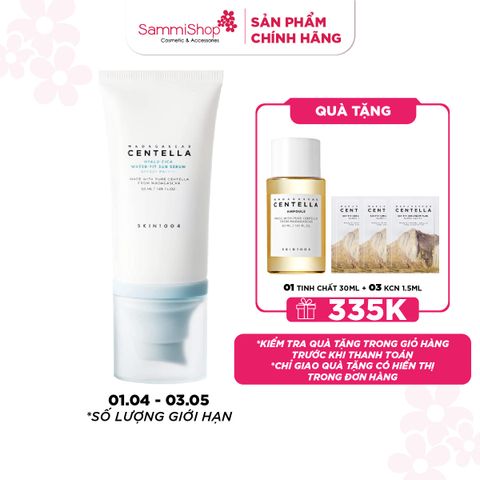 APP-WEB 01.04 - 03.05 Skin1004 TC chống nắng Madagascar Centella Hyalu-cica Water-fit Sun Serum SPF50+ PA++++ 50ml