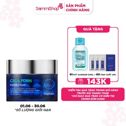APP+WEB 01.06 - 30.06 Beplain Kem dưỡng da Cica PDRN Repair Cream 50ml