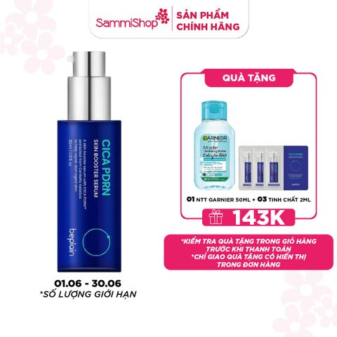 APP+WEB 01.06 - 30.06 Beplain Tinh chất Cica PDRN Skin Booster Serum 30ml