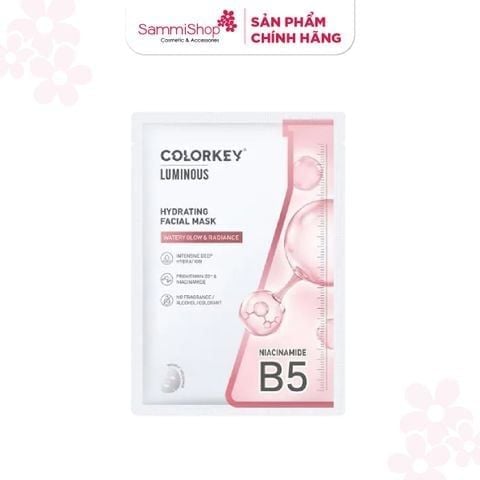 [HÀNG TẶNG KHÔNG BÁN] 1 QT COLORKEY Mặt nạ giấy Luminous B5 Hydrating Facial Mask 25ml (IP01)