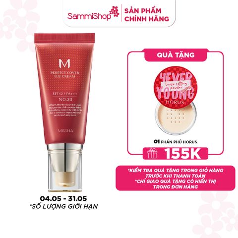 APP-WEB 04.05 - 31.05 Missha Kem nền M Perfect Cover BB Cream EX SPF42 PA+++ 50ml