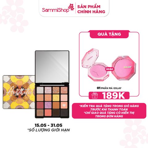 M1T1 15.05 - 31.05 Lemonade Bảng mắt Aesthetic Eyeshadow Palette 16 ô 20.8g #Version 2