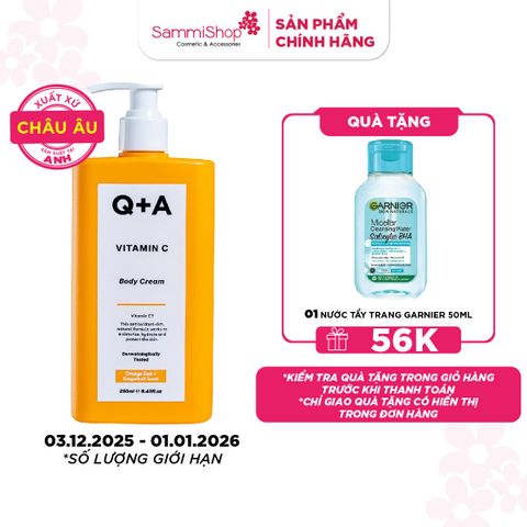 APP + WEB 3.12 - 1.1 Q+A Kem dưỡng Vitamin C Body Cream 250ml