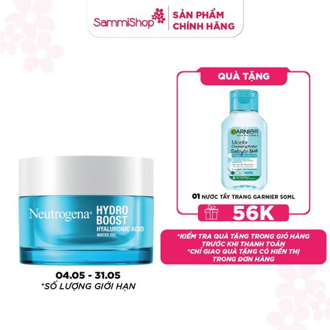 APP-WEB 04.05 - 31.05 Neutrogena Kem dưỡng cấp ẩm Hydro Boost Hyaluronic Acid Water Gel 50g