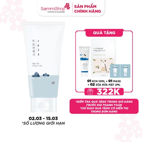 APP+WEB 02.03 - 15.03 Round Lab Sữa rửa mặt 1025 Dokdo Cleanser 150ml