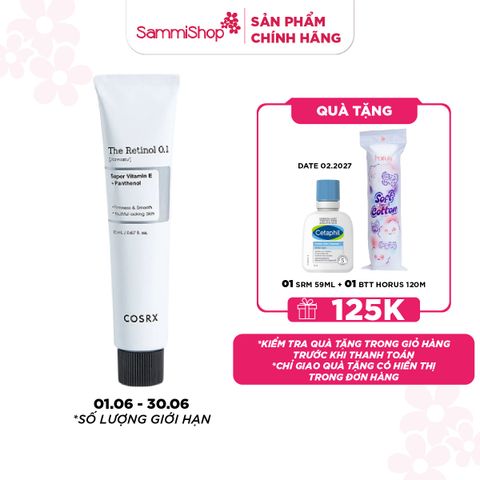 APP+WEB 01.06 - 30.06 COSRX Kem dưỡng The retinol 0.1 cream 20ml