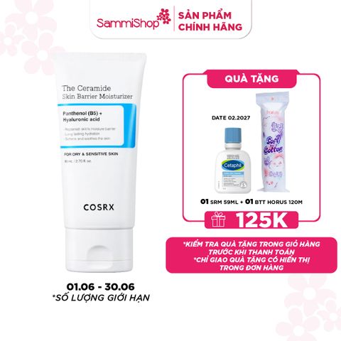 APP+WEB 01.06 - 30.06 COSRX Kem dưỡng The Ceramide Skin Barrier Moisturizer 80ml