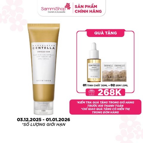 APP + WEB 3.12 - 1.1 Skin1004 Sữa rửa mặt Madagascar Centella Ampoule Foam 125ml