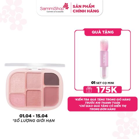 M1T1 01.04 - 15.04 Wakemake Bảng phấn mắt Soft Sheer Multi Palette