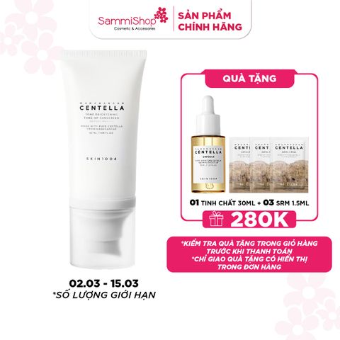 APP+WEB 02.03 - 15.03 Skin1004 Kem chống nắng Madagascar Centella Tone Brightening Tone-up Sunscreen SPF50+ PA++++ 50ml