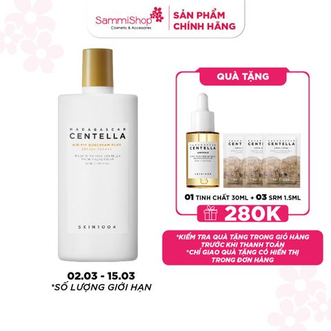 APP+WEB 02.03 - 15.03 Skin1004 Kem chống nắng Madagascar Centella Air-Fit SunCream Plus SPF50+ PA++++ 50ml