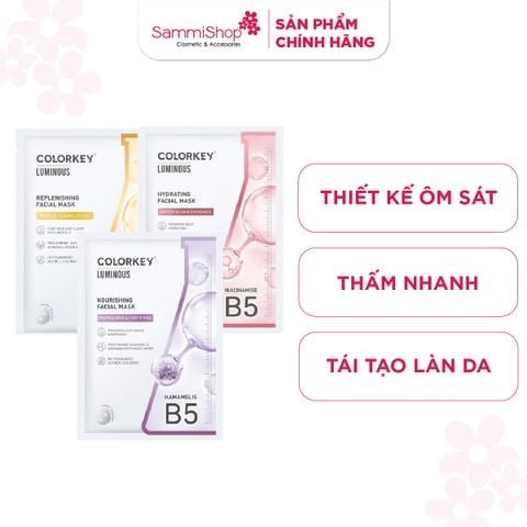 COLORKEY Mặt nạ giấy Luminous B5 Facial Mask 25ml