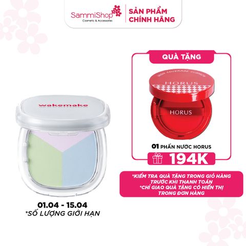 M1T1 01.04 - 15.04 Wakemake Phấn phủ Stay Fixer Multi Color Pact 8.6g