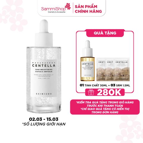 APP+WEB 02.03 - 15.03 Skin1004 Tinh chất Madagascar Centella Tone Brightening Capsule Ampoule 100ml