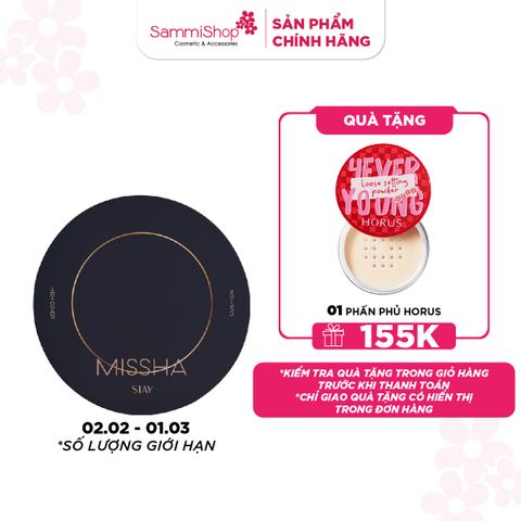 APP+WEB 02.02 - 01.03 Missha Phấn nước Stay Cushion High Cover 14g