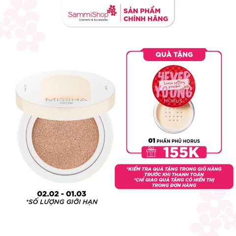 APP+WEB 02.02 - 01.03 Missha Phấn nước Glow Cushion 14g