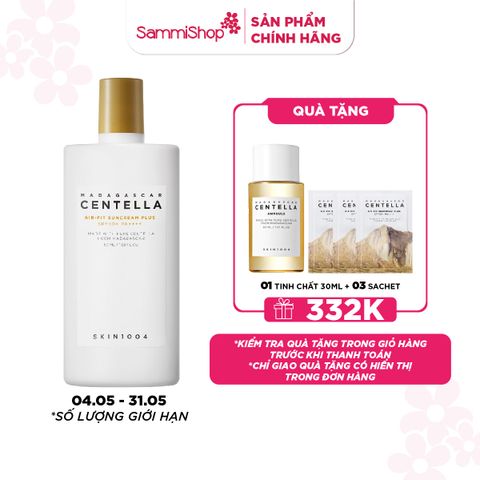 APP-WEB 04.05 - 31.05 Skin1004 Kem chống nắng Madagascar Centella Air-Fit SunCream Plus SPF50+ PA++++ 50ml