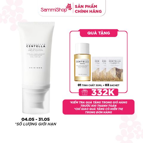 APP-WEB 04.05 - 31.05 Skin1004 Kem chống nắng Madagascar Centella Tone Brightening Tone-up Sunscreen SPF50+ PA++++ 50ml